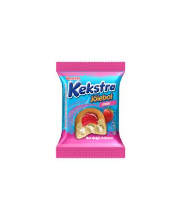 Ulker Kekstra Jellyball Strawberry Cake 35 gr