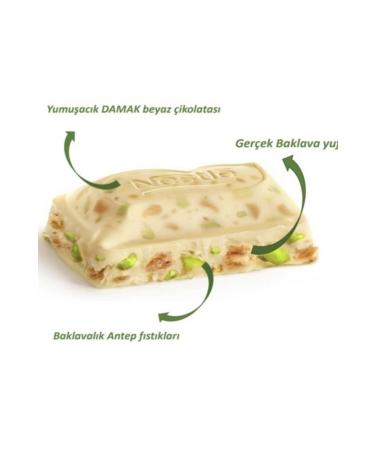 Nestle Damak Baklava 60gr 6x2 12 Pieces - Buy Online on GoSupps.com