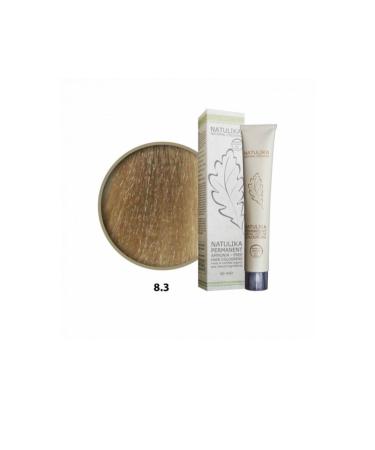 Natulika Seven Pigment Organic Hair Dye 8.3 Light Golden Blonde 60 ml