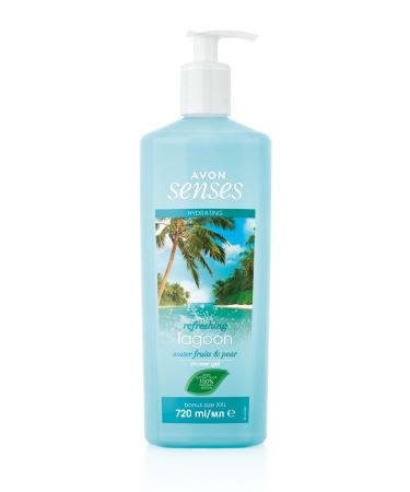 Avon Senses Refreshing Lagoon Water Fruits and Pear Scented Moisturizing Shower Gel 720 Ml
