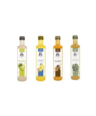 S heylaana Natural Apple-Lemon & Ginger-Walnut-Artichoke Vinegar 500 Ml