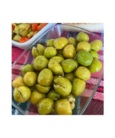 ahin iftlik Hatay Halhal Green Olives (large size Gross 1.5 Kg)