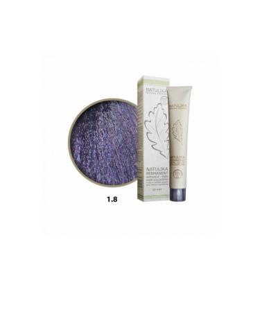 Natulika (Seven Pigment) Organic Hair Dye 1.8 Violet Black 60 ml