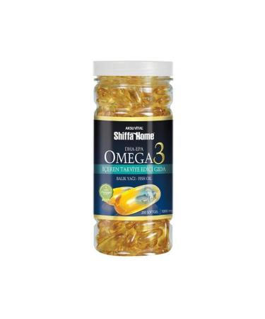 Shiffa Home Omega 3 1000mg 200 Capsules