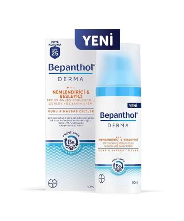 Bepanthol Derma Moisturizing and Nourishing Spf 25 Face Care Cream 50 ml Derma Spf15krem8786