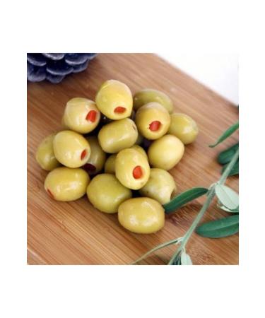 Our Natural Akhisar Olive Pepper Stuffed Green Olives 3kg