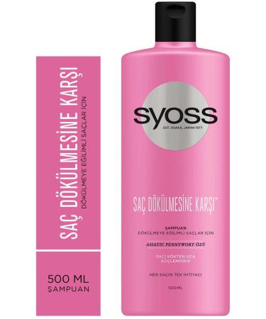 Syoss Brand: Anti Hair Loss Shampoo 500 Ml Category: Shampoo