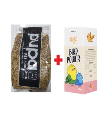 Pupa Canary Food 1 Kg Mixed Grain Keyf Bird Power 50 Cc (READS CANARIES FOR THE LAYING SEASON.)