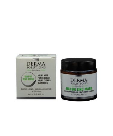 DermaSolutions Derma Solutions Sulfur Zinc Mask - Sebium Balancing and Comedone Preventing Mask
