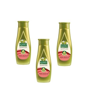 Komili 3 Pieces Olive Oil Shampoo for Normal Hair 500 Ml
