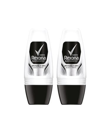 Rexona Men Invisible Roll On 50 ml X 2 Pieces
