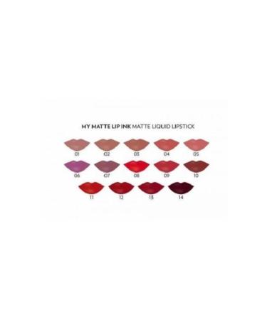 Golden Rose My Matte Liping Matte Liquid Lipstick No: 08 - Buy Online on GoSupps.com