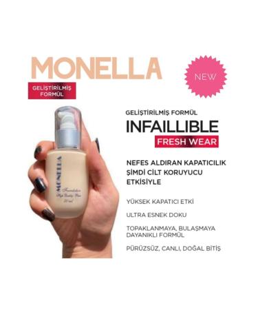 Monella Paris Foundation 50 ml - Buy Online on GoSupps.com