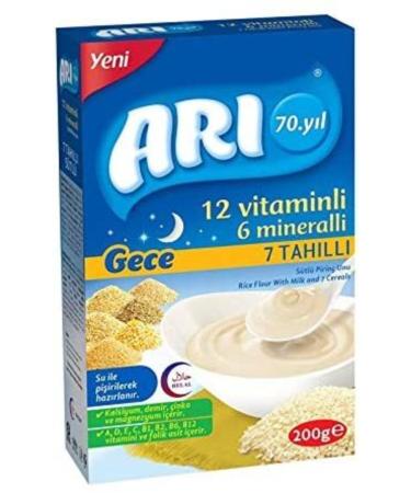 Rice Bee Food Night Milk 7 Grain Flour 200gr 6 Packs