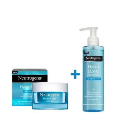Neutrogena Moisturizer Normal Skin 50 ml + Hydro Boost Water Gel Cleanser 200 ml