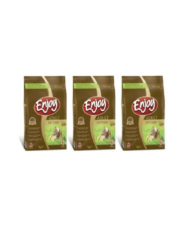Enjoy Chicken 1 Kg 3 Pack Adult Dry Cat Food