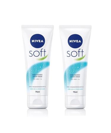 NIVEA Soft Moisturizing Care Cream 75 Ml (2 Pieces)