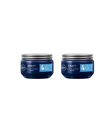 NIVEA Men Craft Hair Styling Cream No. 4 Natural Look 2 Pieces