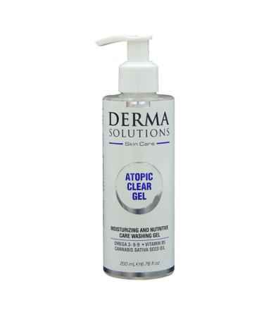DermaSolutions Derma Solutions Atopic Clear Gel - Atopic Face and Body Wash Care Gel