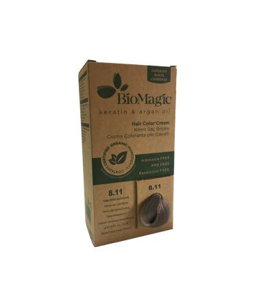 BioMagic Hair Dye Intense Ash Light Blonde No: 811