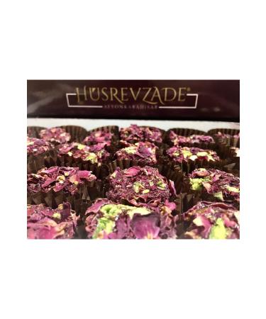 H srevzade Special Turkish Delight with Rose Petals Pistachio and Pomegranate 500 G. - Buy Online on GoSupps.com