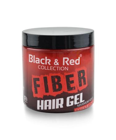 BLACK Hair Gel Fiber Maximum Power Gel 300 ml