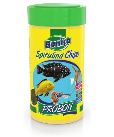 bonisa Spirulina Chips Pro 250ml Box Aquarium Fish Food