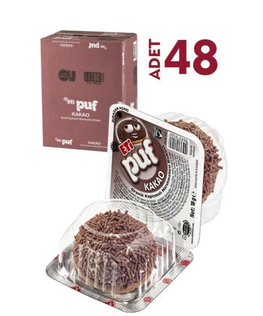 Eti Puf 18 gr Cocoa 48 pieces