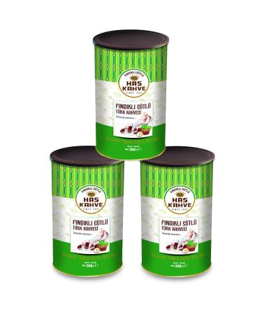 Has Coffee Has Triple Hazelnut Turkish Coffee 3*250 Gr