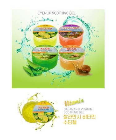 Eyenlip Beauty Green Lemon Extract Vitamin Soothing Gel Face & Body 300 ml - Buy Online on GoSupps.com