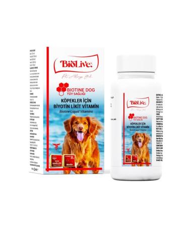 Biolive Biotine Hair Loss Liquid Vitamin for Dogs 100ml