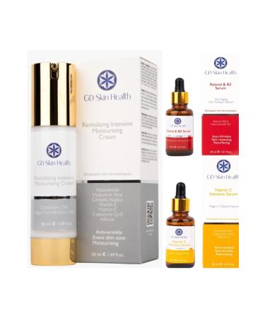 GD skin Health Revitalizing Effective Intensive Moisturizing Retinol Vitamin B3 Serum Intensive Intensive Vitamin C