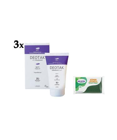 Deotak Cream Soft 35 Gr 3 Pieces
