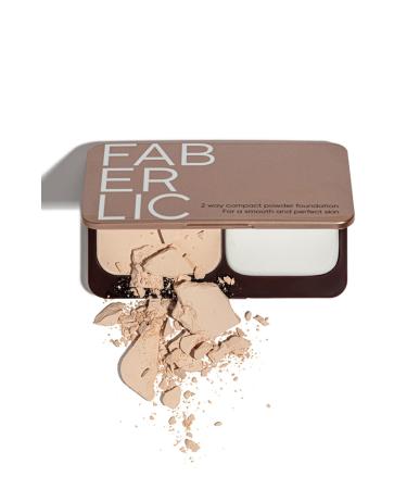 Faberlic Glam Team Powder Wet & Dry Perfect Me- Light Beige - 9.5 Gr.