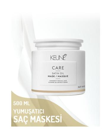 Keune Care Satin Oil Mask 500ml Mask for Dry Hair
