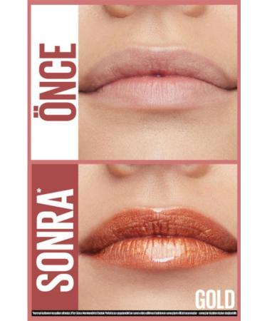 Maybelline New York Lifter Gloss Moisturizing Lip Gloss 019 Gold - Buy Online on GoSupps.com