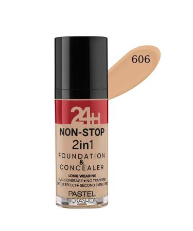 Pastel 24h Non-stop 2in1 Liquid Foundation | 606