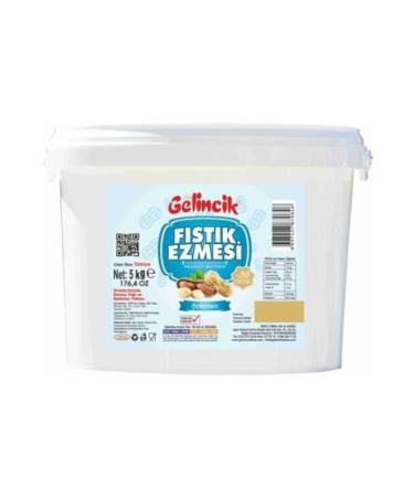 Gelincik Breakfast Spreadable Natural Additive-Free 5kg Special Production Sugar-Free Particle Peanut Butter