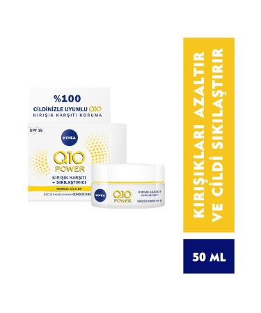 NIVEA Q10 Power Anti-Wrinkle + Firming Day Cream 50ml - Buy Online on GoSupps.com