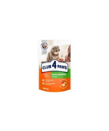 Club4Paws C0879- Chicken Premium Pouch Cat Food 100 gr