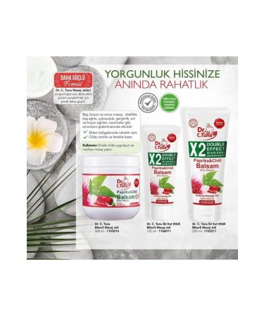 Farmasi Dr. C. Tuna Double Effect Pepper Balsam Massage Gel 125 ml X 4 Pieces - Buy Online on GoSupps.com