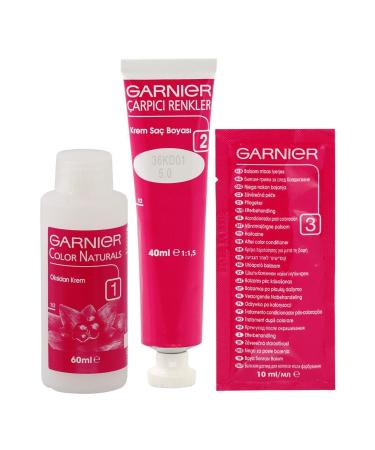 Garnier Brand: Hair Dye Color Natural Striking Colors Bright Light Brown 5.0 Category: Hair Dye - Buy Online on GoSupps.com