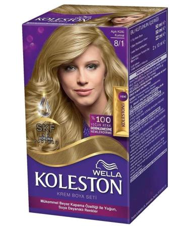 Wella Brand: Hair Dye Light Ash Blonde 8/1 50 Ml Category: Hair Dye