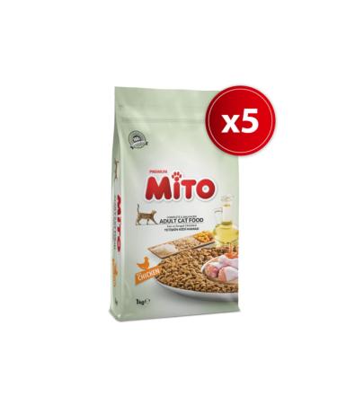 thepassioniz Mito Adult Adult Cat Food 1 Kg X 5 Pieces