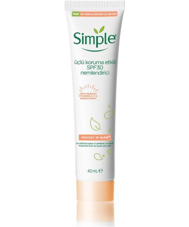 Simple Protect & Glow Triple Protection Spf30 40 ml