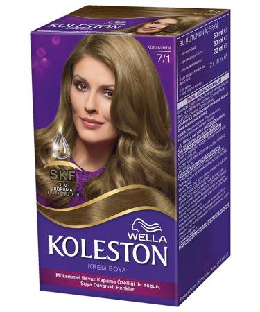 Wella Brand: Hair Dye Ash Blonde 7/1 50 Ml Category: Hair Dye