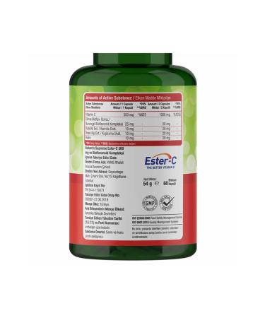 Natures Supreme Ester-c 500 Mg Vitamin C 60 Capsules - Buy Online on GoSupps.com