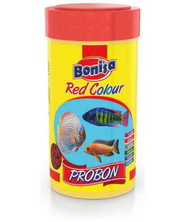 bonisa Red Color Pro Chips 250ml Protein Box Fish Food