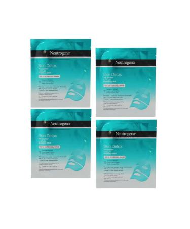 Neutrogena Skin Detox Seaweed Extract Purifying Hydrogel Mask 30 Ml 4 Pieces