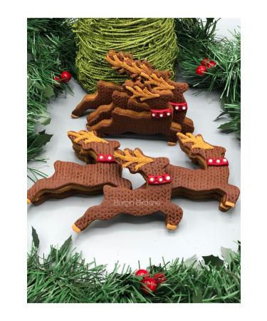 Bur in Birdane Patisserie Brown Deer Cookies